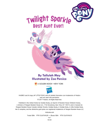 Size: 752x930 | Tagged: safe, artist:zoe persico, imported from derpibooru, princess flurry heart, twilight sparkle, alicorn, twilight sparkle: best aunt ever, auntie twilight, baby, diaper, little golden book, preview, twilight sparkle (alicorn)