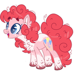 Size: 768x768 | Tagged: safe, artist:wanderingpegasus, imported from derpibooru, pinkie pie, pony, alternate hairstyle, base used, female, simple background, solo, transparent background