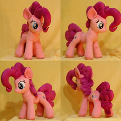 Size: 1200x1200 | Tagged: safe, artist:p0w3rporco, imported from derpibooru, pinkie pie, pony, irl, photo, plushie, solo