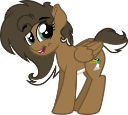 Size: 4000x3600 | Tagged: safe, alternate version, artist:binkyt11, derpibooru exclusive, imported from derpibooru, oc, oc only, oc:duck badge, pegasus, pony, derpibooru, .svg available, clothes, derpibooru ponified, female, freckles, inkscape, mare, meta, ponified, simple background, solo, svg, transparent background, vector