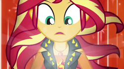 Size: 1280x720 | Tagged: safe, imported from derpibooru, screencap, sunset shimmer, equestria girls, equestria girls series, forgotten friendship, female, geode of empathy, solo