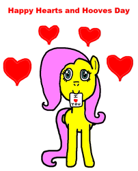 Size: 699x864 | Tagged: safe, artist:samueljcollins1990, imported from derpibooru, fluttershy, heart, hearts and hooves day, holiday, valentine's day