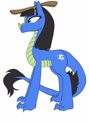 Size: 2800x3850 | Tagged: safe, artist:feroxultrus, imported from derpibooru, dracony, hybrid, kirin, pony, claws, crane, fanfic, fanfic art, female, horns, scales, study