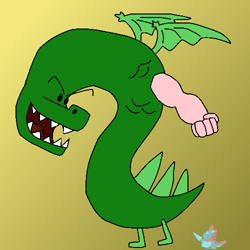 Size: 500x500 | Tagged: safe, artist:ask-wisp-the-diamond-dog, artist:wisp the diamond dog, imported from derpibooru, oc, oc:cindy, dragon, baby, baby dragon, ice dragon, trogdor