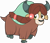 Size: 7078x6151 | Tagged: safe, artist:digimonlover101, artist:shootingstarsentry, imported from derpibooru, yona, yak, school daze, absurd resolution, cloven hooves, cute, female, simple background, smiling, solo, transparent background, vector, yonadorable