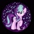 Size: 591x591 | Tagged: safe, artist:allisonpopick, artist:robots-art, imported from derpibooru, starlight glimmer, pony, unicorn, cute, female, glimmerbetes, glowing horn, icon, solo