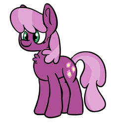 Size: 552x568 | Tagged: safe, artist:northwindsmlp, imported from derpibooru, cheerilee, earth pony, pony, cheeribetes, chest fluff, cute, female, simple background, smiling, solo, white background