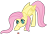 Size: 1700x1200 | Tagged: safe, artist:azure-quill, imported from derpibooru, fluttershy, pony, behaving like a cat, cute, female, laser pointer, silly, silly pony, simple background, solo, transparent background