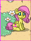 Size: 108x142 | Tagged: safe, imported from derpibooru, fluttershy, pony, pony town