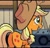 Size: 280x269 | Tagged: safe, imported from derpibooru, applejack, earth pony, pony, spoiler:comic, butt, female, freckles, mare, open mouth, plot, smiling, solo