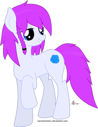 Size: 3754x4881 | Tagged: safe, artist:neronemesis1, imported from derpibooru, oc, oc only, oc:blue rose, earth pony, pony, female, high res, mare, raised hoof, simple background, solo, transparent background