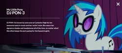Size: 976x423 | Tagged: safe, imported from derpibooru, dj pon-3, vinyl scratch, mistake, official, you had one job