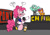 Size: 650x450 | Tagged: artist needed, source needed, safe, imported from derpibooru, lyra heartstrings, pinkie pie, scootaloo, earth pony, pegasus, pony, unicorn, cap, cm pink, cm pinkie pie, cm punk, discussion in the comments, female, filly, hat, mare, meme, microphone, pony cena, sad, sports, wrestling, wwe
