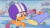 Size: 1280x720 | Tagged: safe, edit, edited screencap, imported from derpibooru, screencap, bow hothoof, scootaloo, pegasus, pony, parental glideance, animated, cloudsdale, ear rape, female, filly, male, scootaloo.exe has stopped working, screaming, sound, stallion, treehouse logo, webm, youtube link, youtube poop