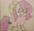 Size: 1937x1758 | Tagged: safe, artist:faintshadow, imported from derpibooru, oc, oc only, oc:mable syrup, pony, unicorn, blind, bow, clothes, female, happy, socks, solo, striped socks, traditional art