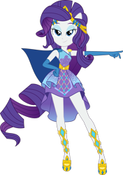 Size: 1411x2000 | Tagged: safe, artist:whalepornoz, imported from derpibooru, rarity, human, equestria girls, equestria girls series, forgotten friendship, belt, cape, clothes, crown, cute, eyeshadow, female, flirting, gloves, grin, hand on hip, high heels, jewelry, lidded eyes, long gloves, makeup, ponied up, pose, regalia, shoes, simple background, sleeveless, smiling, solo, super ponied up, tiara, transparent background, vector