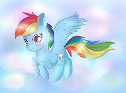 Size: 1724x1266 | Tagged: safe, artist:brok-enwings, imported from derpibooru, rainbow dash, pegasus, pony, female, flying, mare, solo