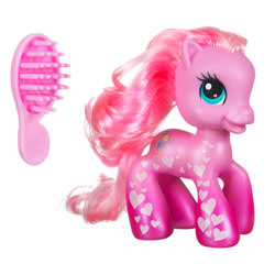 Size: 400x400 | Tagged: safe, imported from derpibooru, pinkie pie (g3), earth pony, pony, brush, female, g3.5, irl, mare, photo, solo, toy