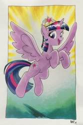 Size: 2101x3162 | Tagged: safe, artist:tonyfleecs, imported from derpibooru, twilight sparkle, alicorn, female, solo, twilight sparkle (alicorn)