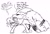 Size: 1629x1109 | Tagged: safe, artist:the-blackeye, imported from derpibooru, pinkie pie, black and white, buu, crossover, crossover shipping, dragon ball, dragon ball z, grayscale, majin, majin boo, majin buu, monochrome, shipping, sketch