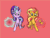 Size: 960x720 | Tagged: safe, artist:artattax, imported from derpibooru, starlight glimmer, sunset shimmer, unicorn, animated, female, frame by frame, hearts and hooves day, lesbian, levitation, magic, shimmerglimmer, shipping, simple background, telekinesis, walking
