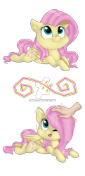 Size: 1024x2118 | Tagged: safe, artist:sinalaa, imported from derpibooru, fluttershy, human, pegasus, pony, cute, disembodied hand, hand, head pat, heart eyes, looking at you, looking up, one eye closed, pat, petting, prone, shyabetes, simple background, smiling, spread wings, transparent background, wingding eyes, wings, wink