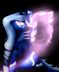 Size: 1024x1248 | Tagged: safe, artist:purediamond360, imported from derpibooru, oc, oc only, oc:kamaria lulu, pony, unicorn, female, mare, night, solo, spirit animal