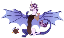 Size: 1750x1033 | Tagged: safe, artist:bijutsuyoukai, imported from derpibooru, oc, oc only, oc:fae glamour, draconequus, draconequus oc, female, offspring, parent:discord, parent:twilight velvet, simple background, solo, spread wings, transparent background, wings