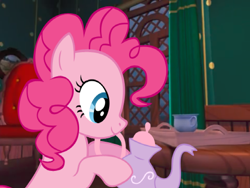 Size: 1024x768 | Tagged: safe, imported from derpibooru, pinkie pie, teapot, veggietales