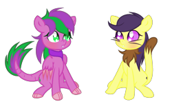 Size: 1347x815 | Tagged: safe, artist:galaxyswirlsyt, imported from derpibooru, oc, oc only, oc:cardamom, oc:firestorm swirl, abyssinian, cat, cat pony, dracony, hybrid, original species, lateverse, my little pony: the movie, alternate universe, base used, commission, fangs, fur, next generation, offspring, parent:amethyst star, parent:capper, parent:capper dapperpaws, parent:saffron masala, parent:spike, parents:amespike, parents:saffer, scales, simple background, sitting, tail, transparent background, whiskers, wings
