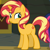 Size: 573x570 | Tagged: safe, imported from derpibooru, screencap, sunset shimmer, pony, unicorn, equestria girls, equestria girls series, forgotten friendship, cute, faic, shimmerbetes, smiling, smirk, solo focus, twiface