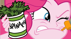 Size: 1001x562 | Tagged: safe, edit, edited screencap, imported from derpibooru, screencap, pinkie pie, equestria girls, forgotten friendship, meme, parody, popeye, spinach, this will end in pain