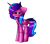 Size: 654x582 | Tagged: dead source, safe, artist:midnight-star104, imported from derpibooru, oc, oc only, oc:melody aurora, alicorn, pony, robot, robot pony, alicorn oc, animatronic, female, five nights at freddy's, offspring, parent:flash sentry, parent:twilight sparkle, parents:flashlight, simple background, solo, transparent background