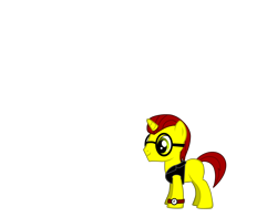 Size: 3320x2600 | Tagged: safe, artist:robobrony, imported from derpibooru, oc, oc only, oc:common cents, unicorn, pony creator, clothes, colt, glasses, male, simple background, solo, transparent background, vest