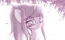 Size: 1680x1050 | Tagged: dead source, safe, artist:an-m, imported from derpibooru, oc, oc only, oc:tezla, pony, unicorn, female, lidded eyes, looking at you, mare, monochrome, pony oc, portrate, slit eyes, slit pupils, smiling, smirk, solo