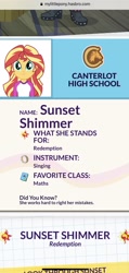 Size: 1112x2328 | Tagged: safe, imported from derpibooru, sunset shimmer, equestria girls, elements of harmony, website