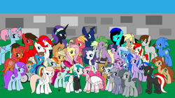 Size: 1920x1080 | Tagged: safe, artist:dekomaru, imported from derpibooru, applejack, big macintosh, cloudy quartz, derpy hooves, fluttershy, igneous rock pie, limestone pie, marble pie, pinkie pie, rainbow dash, rarity, spike, trixie, twilight sparkle, oc, oc:apple blossom, oc:astra, oc:aurora, oc:black lin, oc:breezy, oc:cloudtrail, oc:dazzle, oc:ducera, oc:gavir, oc:katie, oc:mad cloak, oc:mars, oc:midnight, oc:nebula, oc:nimbus, oc:nova, oc:nyx, oc:pure hue, oc:sami, oc:sonic dash, oc:windy, alicorn, changeling, pegasus, pony, unicorn, tumblr:ask twixie, alicorn oc, appledash, ask, baby, baby pony, canon x oc, carmen sandiego, changeling oc, clothes, colt, dress, family, family photo, female, filly, fluttermac, hat, lesbian, magical lesbian spawn, male, mane seven, mane six, mare, offspring, older, older spike, oversized hat, parent:applejack, parent:big macintosh, parent:fluttershy, parent:rainbow dash, parent:trixie, parent:twilight sparkle, parents:appledash, parents:fluttermac, parents:twixie, ponified, shipping, sonic the hedgehog, sonic the hedgehog (series), sparity, straight, suit, tumblr, twixie, wedding dress, wheelchair