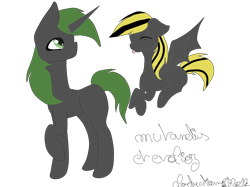 Size: 1900x1420 | Tagged: safe, artist:cloudydream, imported from derpibooru, oc, oc only, oc:evolioz, oc:mutandis, changeling, changeling oc, raised hoof, simple background, transparent background