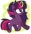 Size: 938x1051 | Tagged: safe, artist:rainbows-skies, artist:thesmall-artist, imported from derpibooru, oc, oc only, oc:galaxy sparkle, pony, unicorn, base used, female, glow, glowing, glowing horn, levitation, magic, magical lesbian spawn, mare, next generation, offspring, parent:tempest shadow, parent:twilight sparkle, parents:tempestlight, self-levitation, simple background, solo, telekinesis, transparent background