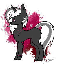 Size: 1270x1367 | Tagged: safe, artist:lceiandic, imported from derpibooru, oc, oc:jewerly, unicorn, blank flank, chest fluff, simple background, solo, transparent background