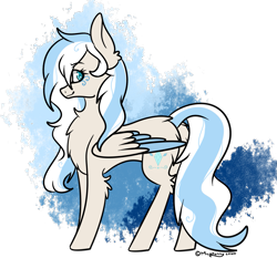 Size: 1437x1337 | Tagged: safe, artist:lceiandic, imported from derpibooru, oc, oc:kiki, pegasus, pony, chest fluff, simple background, solo, transparent background