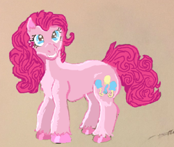 Size: 978x826 | Tagged: safe, artist:haruaxeman, imported from derpibooru, pinkie pie, female, solo, unshorn fetlocks