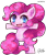 Size: 2500x3000 | Tagged: safe, artist:aloubell, imported from derpibooru, pinkie pie, female, simple background, solo, transparent background