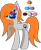 Size: 512x624 | Tagged: artist needed, safe, imported from derpibooru, oc, oc only, blue eyes, cutie mark, eyeshadow, makeup, raised hoof, reference sheet, simple background, simple shading, solo, tattoo, transparent background