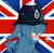 Size: 3650x3550 | Tagged: safe, artist:colarix, imported from derpibooru, oc, oc only, oc:johan, bat pony, pony, british, chest fluff, cute, flag, fluffy, food, helmet, police, police uniform, shoulder fluff, stereotype, tea, teabag, tongue out, union jack, united kingdom