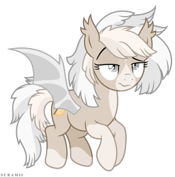 Size: 5753x5819 | Tagged: safe, artist:suramii, imported from derpibooru, oc, oc only, oc:cuddy, bat pony, pony, absurd resolution, bat pony oc, female, mare, raised eyebrow, simple background, solo, transparent background