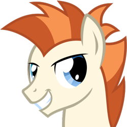 Size: 500x500 | Tagged: safe, artist:the smiling pony, imported from derpibooru, oc, oc only, oc:wingnut, pegasus, pony, derpibooru, .svg available, derpibooru badge, grin, meta, simple background, smiling, solo, svg, transparent background, vector