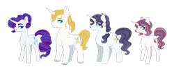 Size: 1424x552 | Tagged: safe, artist:whalepornoz, imported from derpibooru, prince blueblood, rarity, family, female, male, offspring, parent:prince blueblood, parent:rarity, parents:rariblood, rariblood, shipping, simple background, straight, transparent background