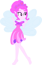 Size: 398x606 | Tagged: safe, artist:cookiechans2, artist:dashiepower, artist:user15432, imported from derpibooru, fairy, human, equestria girls, bare shoulders, barely eqg related, base used, cepia llc, clothes, crossover, crown, dress, equestria girls style, equestria girls-ified, fairy princess, fairy wings, fairyized, fern, humanized, jewelry, of dragons fairies and wizards, pink, pink dress, pink fairy, pink hair, pink skin, regalia, simple background, solo, strapless, white background, winged humanization, wings