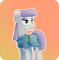 Size: 1505x1510 | Tagged: safe, artist:atomic8497, imported from derpibooru, maud pie, pony, female, frock coat, gradient background, solo